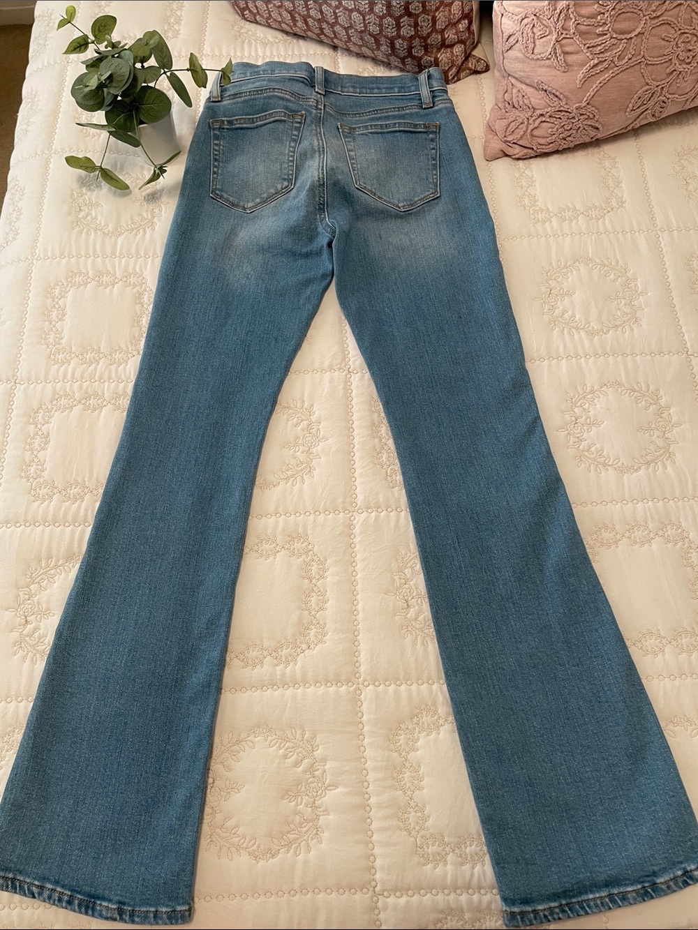 LOFT The Boot Light Blue Flare Jeans - Picture 2 of 7